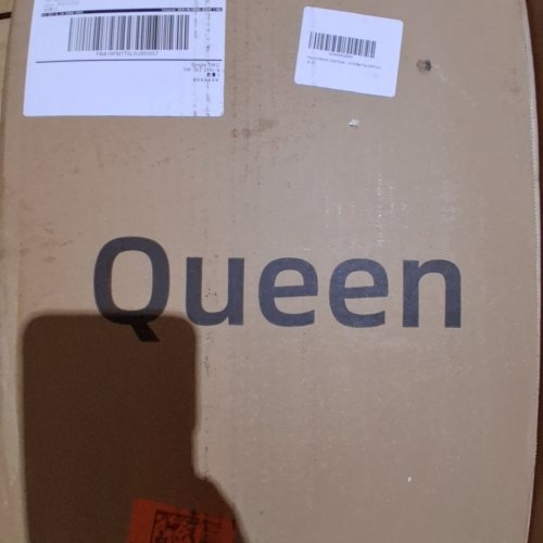 PREMIUM MATTRESS TOPPER WITH GEL MEMORY FOAM - QUEEN - 60" X 80" - BLUE/WHITE image 5