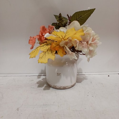 POTTED FALL FLORAL ARRANGEMENT - MULTICOLOR image 2