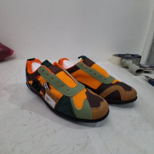 MEN'S RETRO COLOR BLOCK WALKING SHOES - 8 - MULTI COLOR image 2