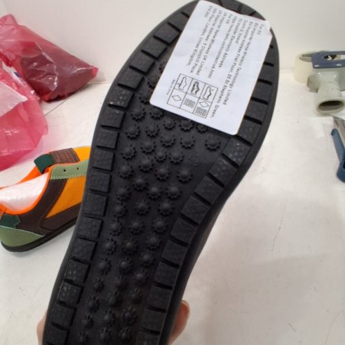 MEN'S RETRO COLOR BLOCK WALKING SHOES - 8 - MULTI COLOR image 3