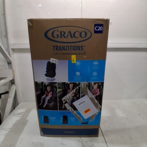 GRACO TRANZITIONS 3-IN-1 HARNESS BOOSTER SEAT - 22-100LBS - PROOF BLACK (MODEL: 2035724) image 6