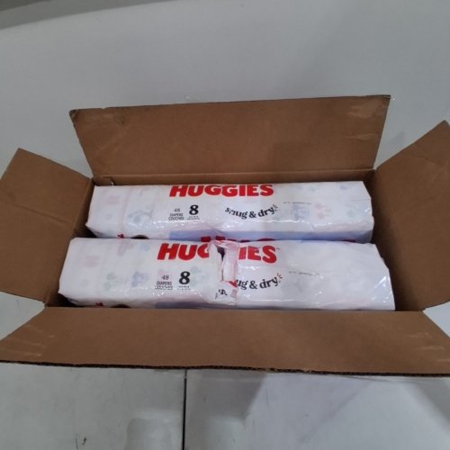 96PK HUGGIES SNUG AND DRY WITH BLOWOUT AND LEAKPROOF PROTECTION - SIZE 8 image 2