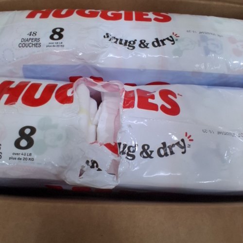 96PK HUGGIES SNUG AND DRY WITH BLOWOUT AND LEAKPROOF PROTECTION - SIZE 8 image 3