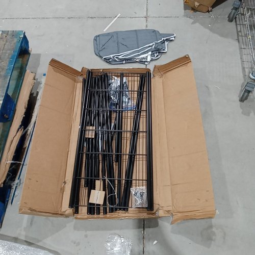 RAYBEE ROLLING GARMENT/CLOTHES STORAGE RACK - 35" X 16" X 80", 300LBS MAX - BLACK - (MODEL: HN-MCT-1LT-CV) image 3