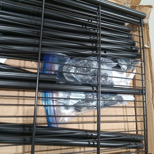 RAYBEE ROLLING GARMENT/CLOTHES STORAGE RACK - 35" X 16" X 80", 300LBS MAX - BLACK - (MODEL: HN-MCT-1LT-CV) image 6