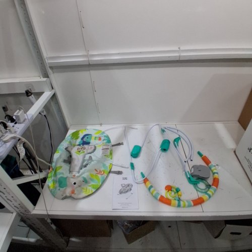 BABY BRIGHT STARTS NO SLIP BOUNCER SOOTHING VIBRATIONS INFANT SEAT - RAINFOREST VIBES - MULTICOLOUR - (MODEL: 12227-ES) image 2