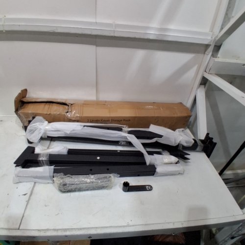 2 LEVELS KAYAK STORAGE RACK - 28" - BLACK - (MODEL: XZ250102) image 2