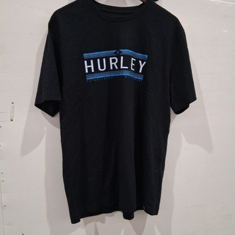 MEN'S HURLEY SHORT SLEEVE GRAPHIC T-SHIRT - LARGE - BLACK/BLUE/GREY (STYLE: 1666612) image 2
