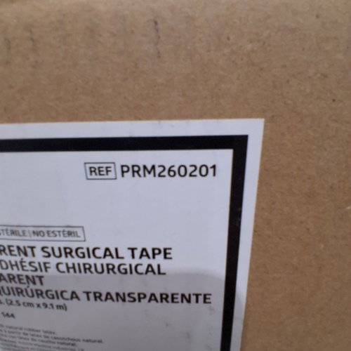 12PK TRANSPARENT SURGICAL TAPE (MODEL: PRM260201) image 2