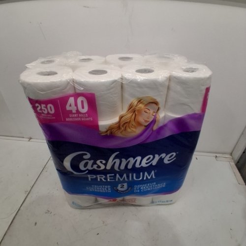 40PK CASHMERE PREMIUM BATH TISSUE GIANT TOILET PAPER ROLLS - WHITE (MODEL: 1424970) image 2