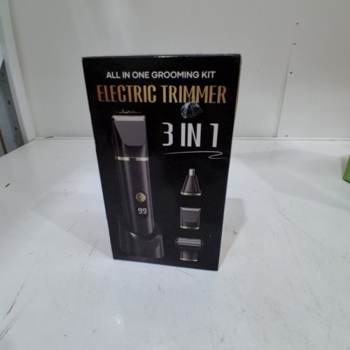 ELECTRIC TRIMMER IPX7 WATERPROOF 3-IN-1 GROOMING KIT - BLACK (MODEL: ST01) image 6