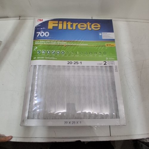 2PK FILTRETE DUST, POLLEN AND PET DANDER REDUCTION AIR FILTER MPR700 - 20" X 25" X 1" image 2