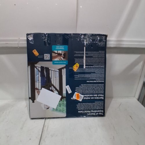 SAFETY FIRST TOP OF THE STAIRS EXPANDABLE METAL BABY GATE - 27" - 42" X 28" - BLACK (MODEL: GA090CBLKF2 image 3
