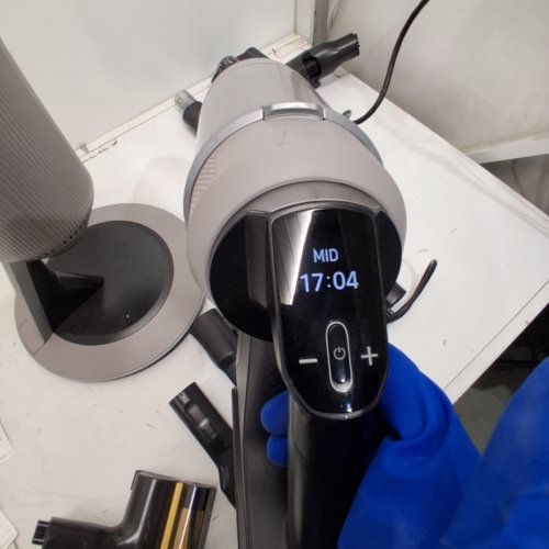 SAMSUNG BESPOKE AI JET LITE CORDLESS STICK VACUUM WITH ALL-IN-ONE CLEAN STATION - PEBBLE GREY (MODEL: VS80F28DMP) image 5