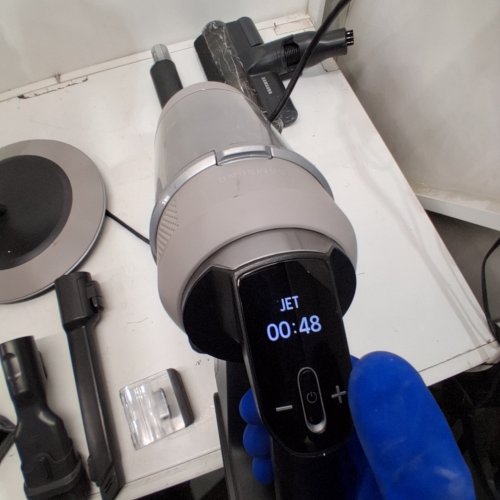 SAMSUNG BESPOKE AI JET LITE CORDLESS STICK VACUUM WITH ALL-IN-ONE CLEAN STATION - PEBBLE GREY (MODEL: VS80F28DMP) image 6