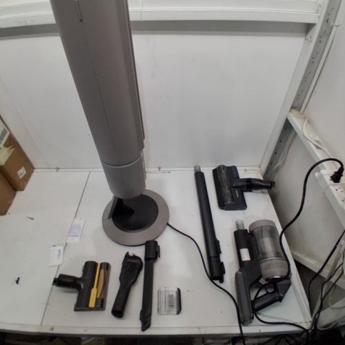 SAMSUNG BESPOKE AI JET LITE CORDLESS STICK VACUUM WITH ALL-IN-ONE CLEAN STATION - PEBBLE GREY (MODEL: VS80F28DMP) image 10
