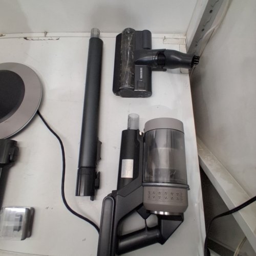 SAMSUNG BESPOKE AI JET LITE CORDLESS STICK VACUUM WITH ALL-IN-ONE CLEAN STATION - PEBBLE GREY (MODEL: VS80F28DMP) image 11
