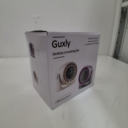 GUXLY DESKTOP WHISPER-QUIET CIRCULATING FAN - PURPLE (MODEL: DS311) image 4