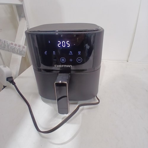 CHEFMAN COMPACT DIGITAL TOUCH AIR FRYER - 4 QT - BLACK (MODEL:RJ38-4TB-WMC) image 2
