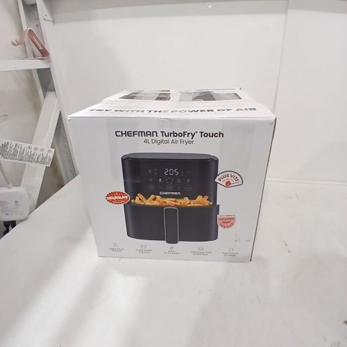 CHEFMAN COMPACT DIGITAL TOUCH AIR FRYER - 4 QT - BLACK (MODEL:RJ38-4TB-WMC) image 4