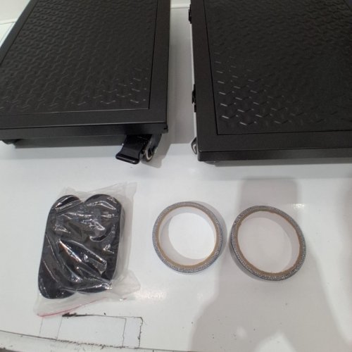 2PK KEDSUM HEAVY DUTY FURNITURE DOLLYS - UP TO 2000 LBS - 16" X 25" - BLACK image 3