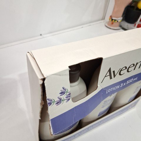 3PK AVEENO SKIN RELIEF LAVENDER LOTION - 532ML/EACH image 3