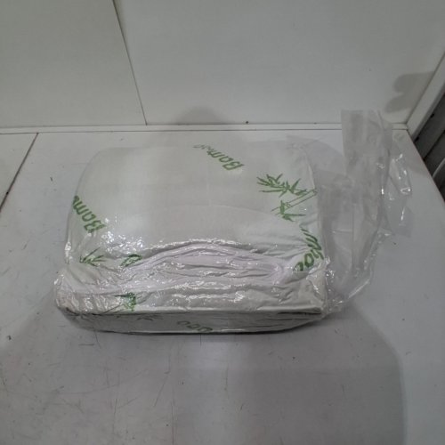 NIAGARA SLEEP SOLUTION HICK COOLING BREATHABLE BAMBOO MATTRESS TOPPER - FULL - GREEN image 2