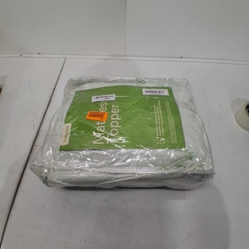 NIAGARA SLEEP SOLUTION HICK COOLING BREATHABLE BAMBOO MATTRESS TOPPER - FULL - GREEN image 3