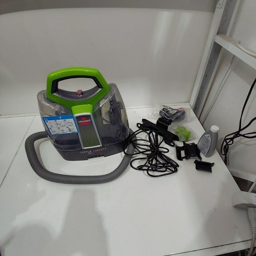 BISSELL LITTLE GREEN PORTABLE DEEP CLEANING VACUUM - 37OZ TANK MAX - GREEN/GREY (MODEL : 2513B) image 3