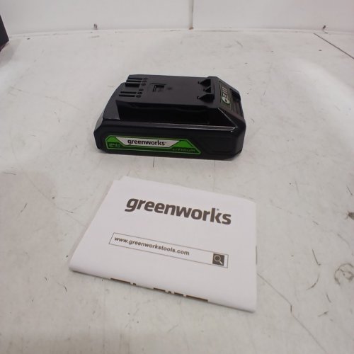 GREENWORKS 24V MAX LITHIUM ION BATTERY - 2AH - USB PORT VERSION (MODEL: LB24A020 / BAG708) image 2