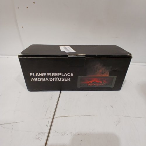3D FLAME FIREPLACE AROMA DIFFUSER - 300 ML - BLACK image 2