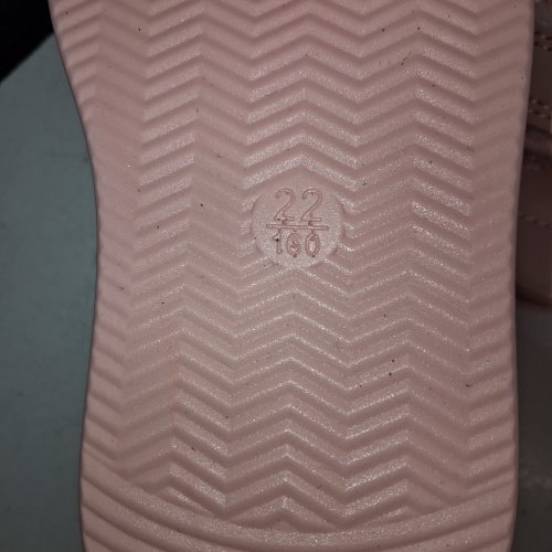 GIRL TODDLER VELCRO SANDALS - 22/SIZE 6 - PINK image 4