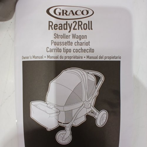 GRACO READY2ROLL ALL TERRAIN COMPACT FOLDABLE STROLLER WAGON FOR 2 KIDS - PINNACLE (MODEL: 2224000) image 5