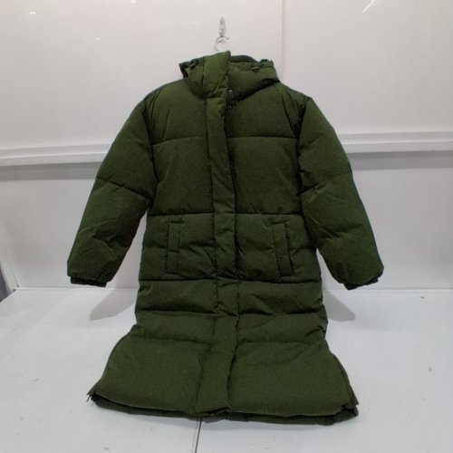 WOMEN'S AMAZON ESSENTIALS OVERSIZED LONG PUFFER JACKET - 1X - GREEN (STYLE: AEWP30284F23) image 2
