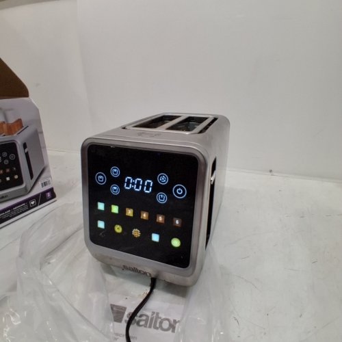 SALTON 2-SLICE TOUCHSCREEN TOASTER - 900W - GREY - (MODEL:ET2151) image 2