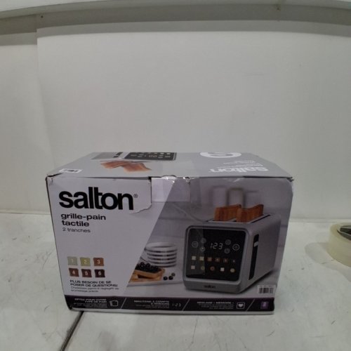 SALTON 2-SLICE TOUCHSCREEN TOASTER - 900W - GREY - (MODEL:ET2151) image 5