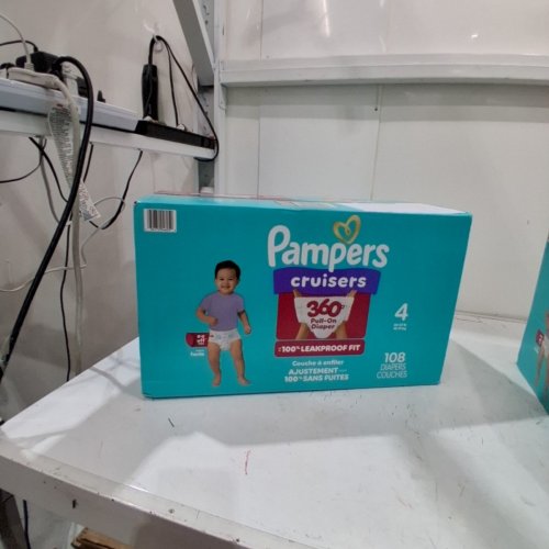 108PK PAMPERS PULL ON CRUISERS 360° FIT GAP-FREE FIT DISPOSABLE BABY DIAPERS - SIZE 4 (22LB- 37LB) image 2