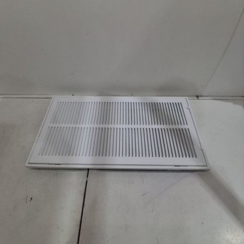 EZ-FLO POWDER-COATED RETURN AIR FILTER GRILLE - 12" X 24" - WHITE (MODEL: 61668) image 2