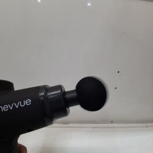 NEVVUE MASSAGE GUN AND DEEP TISSUE MASSAGER - 6 ATTACHMENT HEADS - 30 SPEED LEVELS - BLACK (MODEL: V-WMG04) image 3