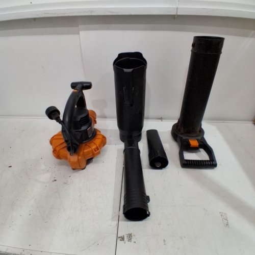 WORX ELECTRIC CODRED LEAF BLOWER AND VACUUM - 120V 12A 160/250 MPH 400 CFM - BLACK/ORANGE (MODEL: WG518) image 3