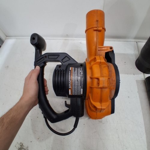 WORX ELECTRIC CODRED LEAF BLOWER AND VACUUM - 120V 12A 160/250 MPH 400 CFM - BLACK/ORANGE (MODEL: WG518) image 5