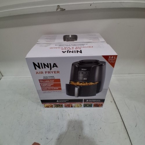 NINJA PROGRAMMABLE DIGITAL AIR FRYER - 3.8L CAPACITY - DARK GREY (MODEL: AF100C) image 9