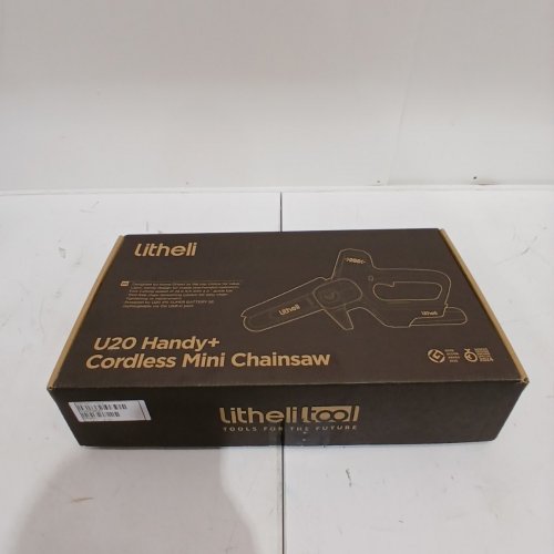 LITHELLI HANDY+ CORDLESS MINI CHAINSAW - 20 V, 6" BAR, 2.5 AH - WHITE (MODEL: U20MC01-0A110-CA) image 7