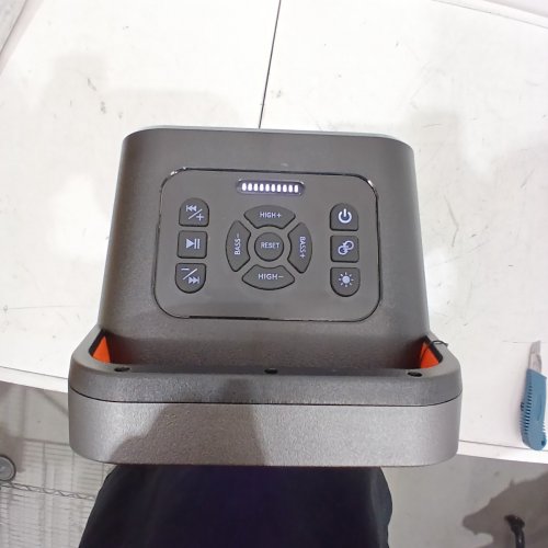 FOXDAWN 240W OUTPUT PORTABLE PARTY SPEAKER - BLACK AND ORANGE (MODEL: PARTYTIME300) image 3