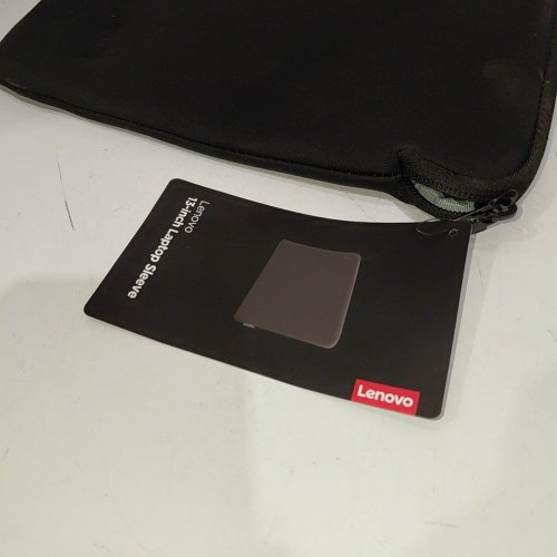 LENOVO THINKPAD LAPTOP SLEEVE WITH FRONT POCKET AND HANDLE - 13" - BLACK image 4