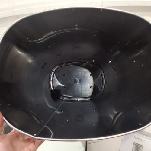 OVAL AUTOMATIC TOUCH FREE TRASH CAN - 13GAL - STAINLESS STEEL (MODEL: TC-1350R-SS) image 5