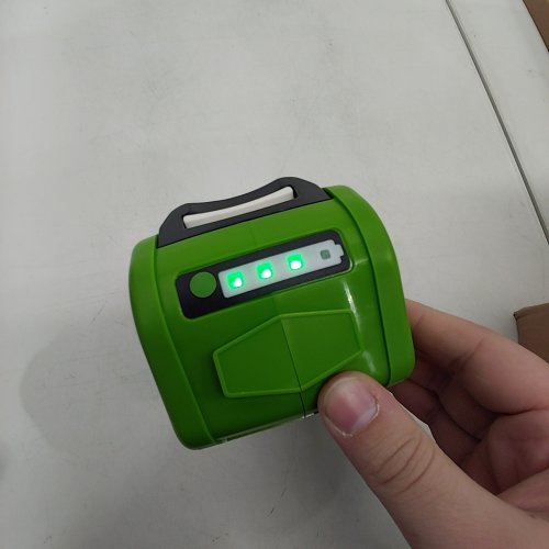 THIRD PARTY REPLACEMENT GREENWORKS 40 V 6000 MAH BATTERY - GREEN image 2