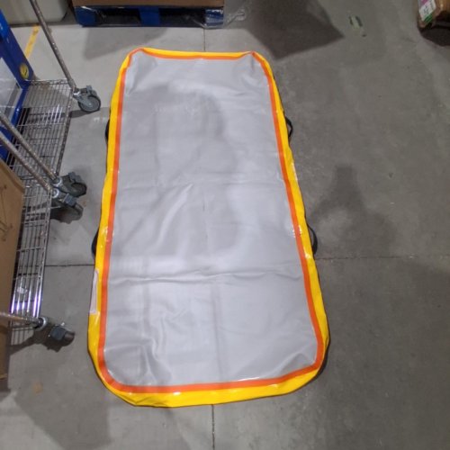 HMTAOLIFE INFLATABLE GYMNASTICS AIR MAT TUMBLING TRACK - 6.6FT X 3.3FT - YELLOW image 2