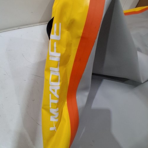 HMTAOLIFE INFLATABLE GYMNASTICS AIR MAT TUMBLING TRACK - 6.6FT X 3.3FT - YELLOW image 5