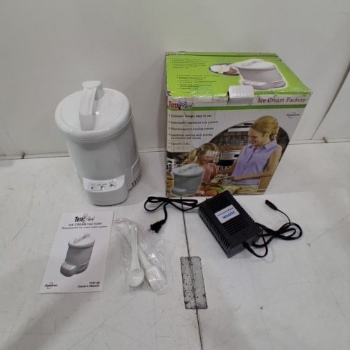 KOOLATRON TOTAL CHEF ICE CREAM FACTORY MAKER - 1.2L - 12V - WHITE (MODEL: TCIF06-G) image 4
